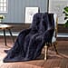 Doorbuster - Super Soft Faux Fur Blanket 400 GSM (Size 150x200 Cm) - Charcoal