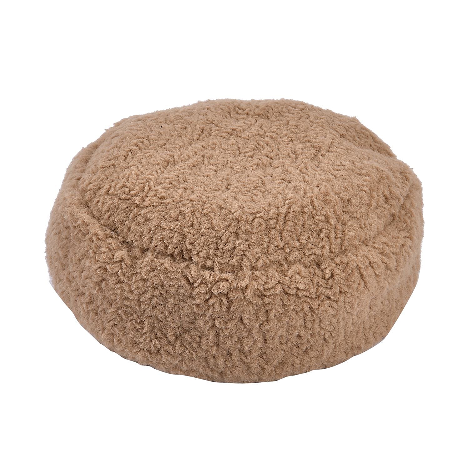 Set of 2 Faux Fur Hat and Scarf - Brown