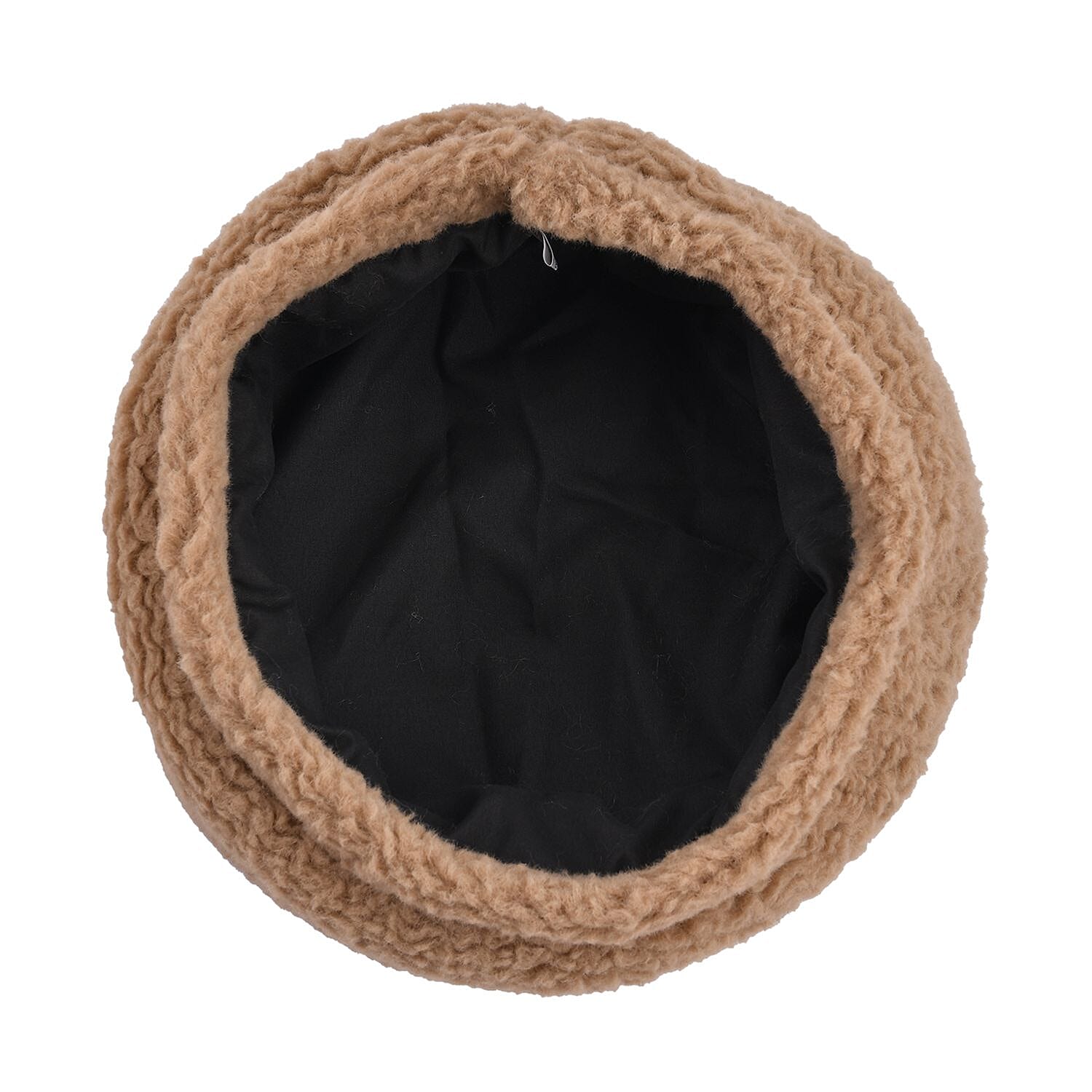 Set of 2 Faux Fur Hat and Scarf - Brown