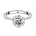 9K Gold Moissanite Solitaire Ring