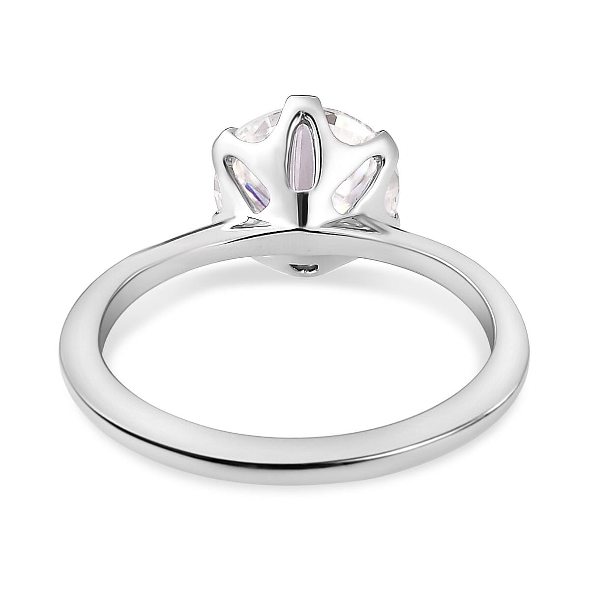 9K Gold Moissanite Solitaire Ring