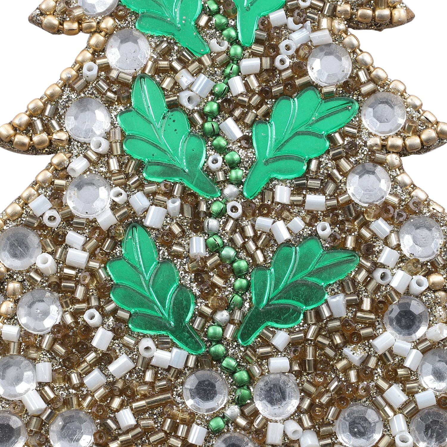 Set of 4 - Hanging Pair of Tree & Snowflake (Size 10 Cm) - Multi