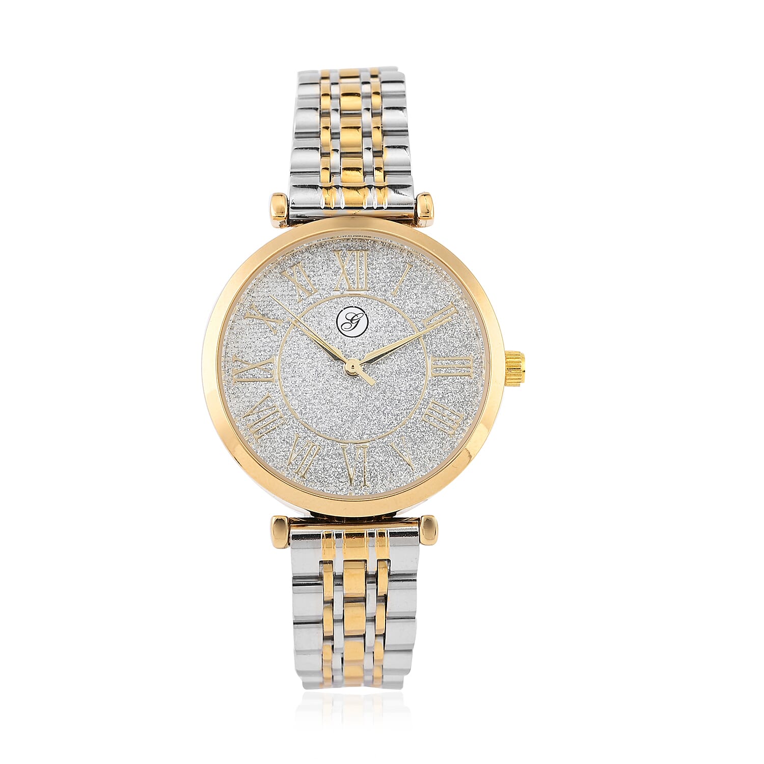 GENOA Japanese Movement Water Resistant Watch with Stainless Steel Strap - Silver