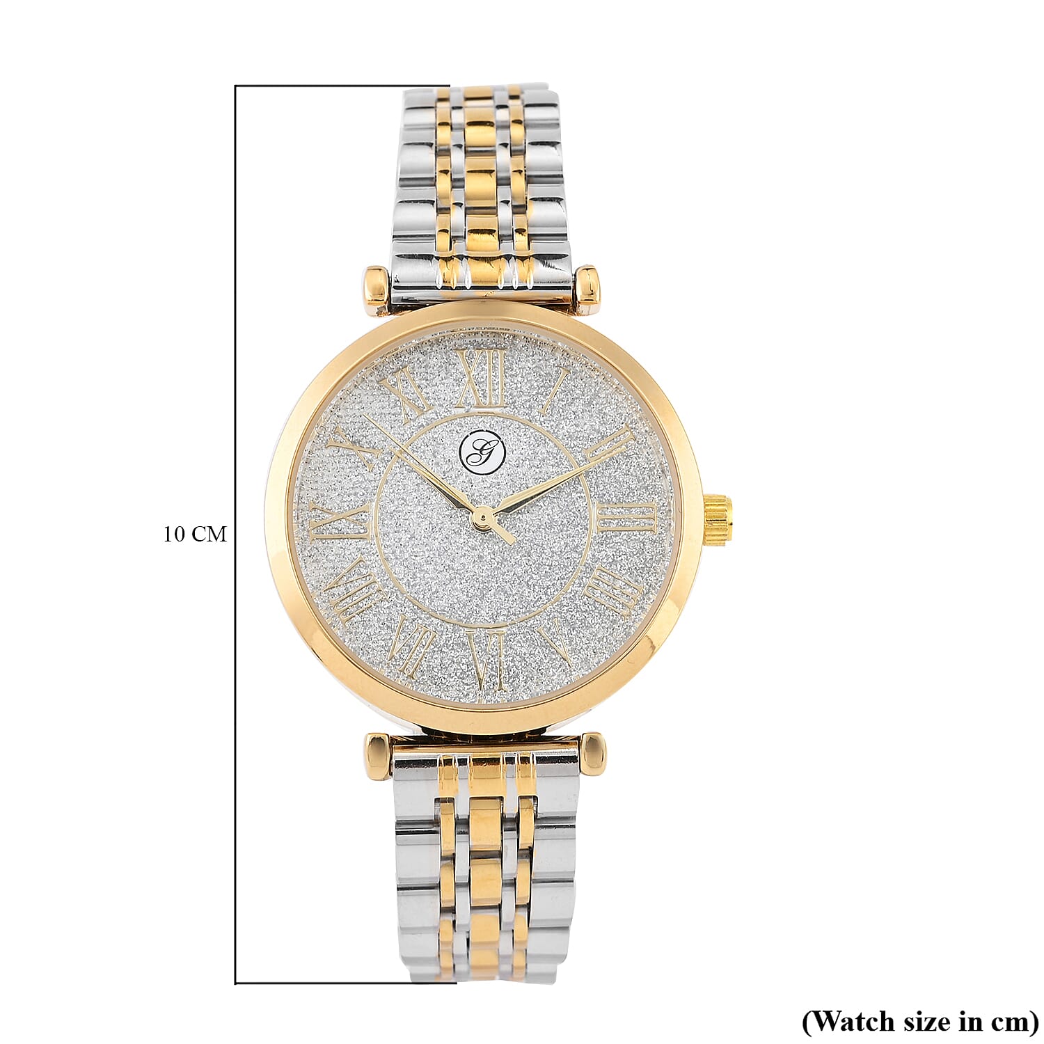 GENOA Japanese Movement Water Resistant Watch with Stainless Steel Strap - Silver