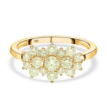 ILIANA 18K Yellow Gold SGL Certified Natural Yellow Diamond (SI