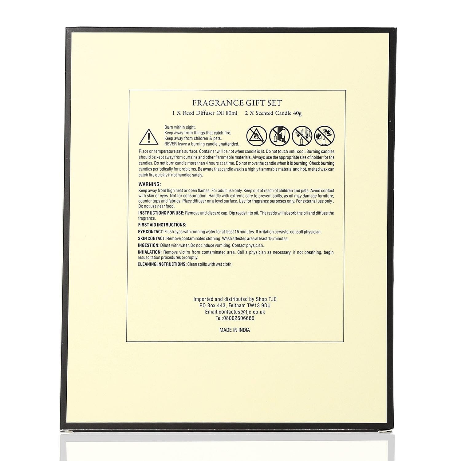 The 5th Season Fragrance Freesia and Birch Gift Sets (Size 13x12x3 cm) - White