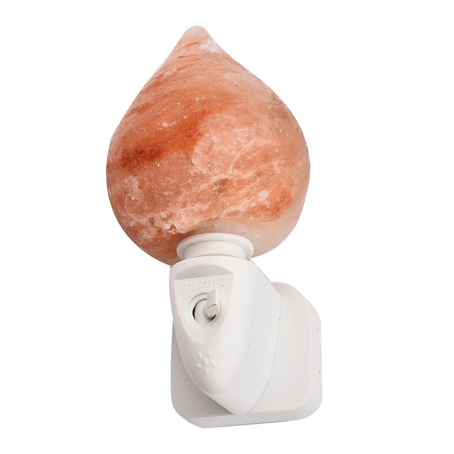 Himalayan Pear Shaped Salt Night Light 0.5Kg (Size 13x9x6 cm)