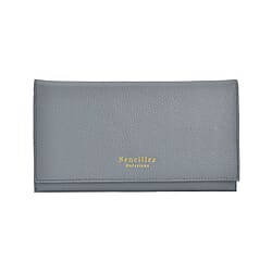 Sencillez Genuine Leather Travel Document Holder with RFID Protection - L:ight Blue