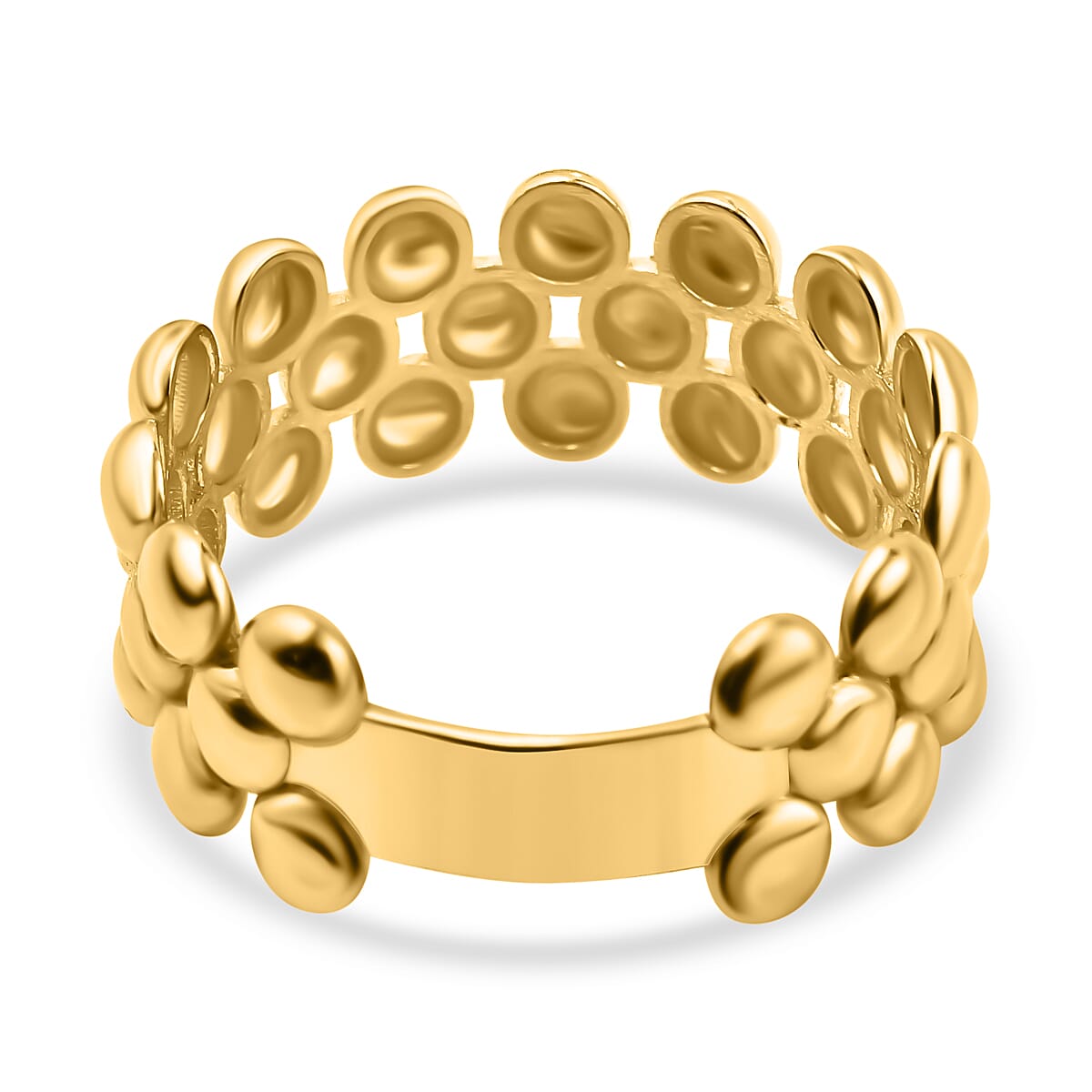 Maestro Collection - 9K Yellow Gold Panther Link Ring