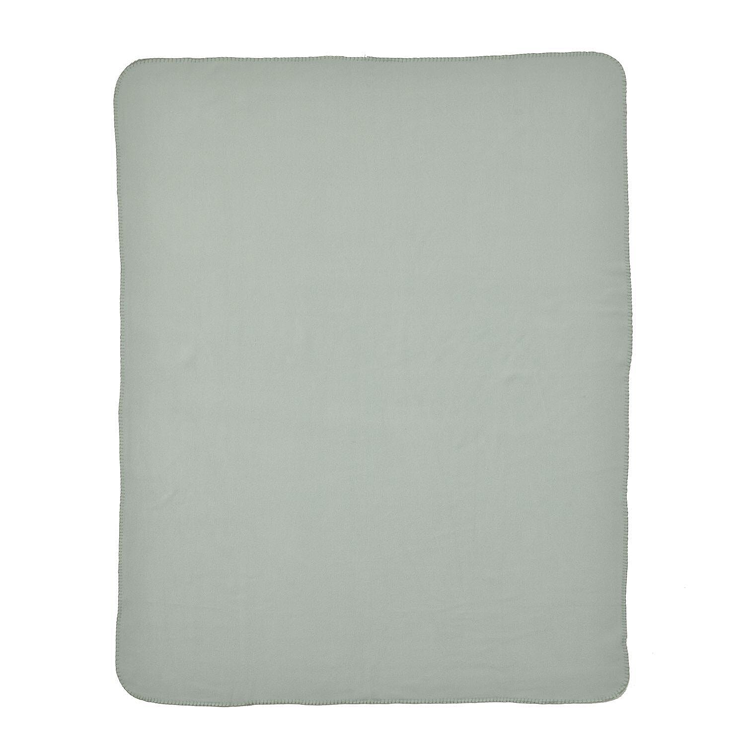 Homesmart Fleece Solid Blanket (Size 170x130 Cm) - Green