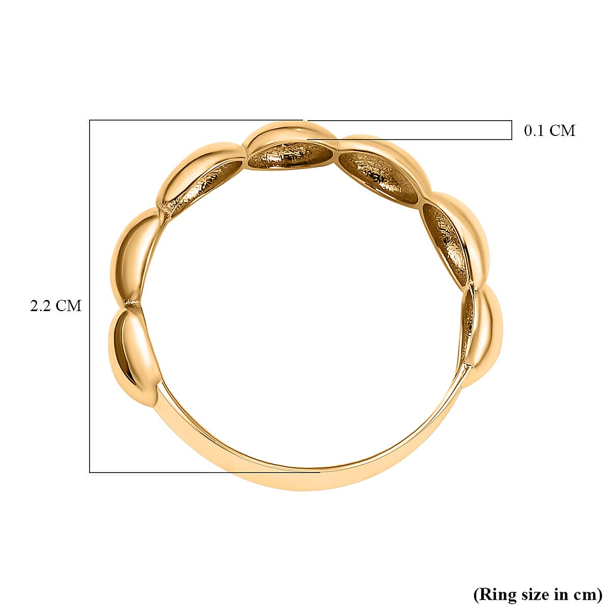 Maestro Collection - 9K Yellow Gold Crown Ring