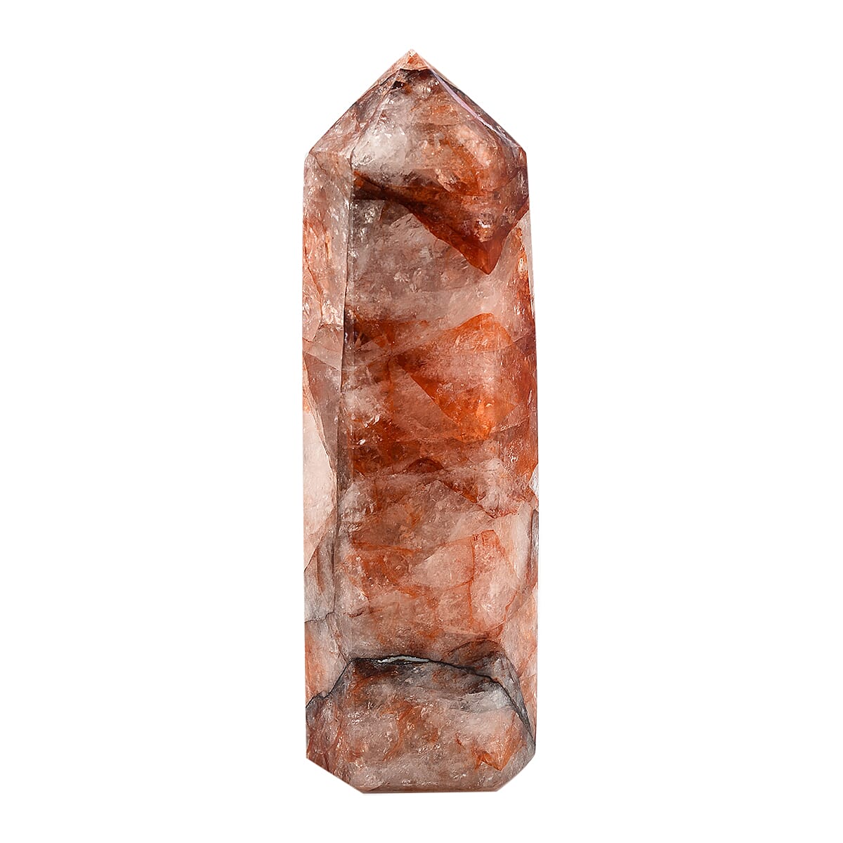 Gem Treasures - Red Hematoid Quartz Point Approx 7500 Ct.