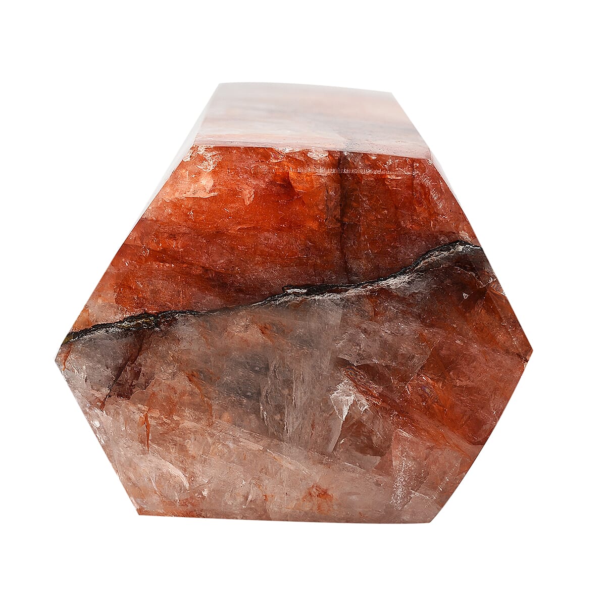 Gem Treasures - Red Hematoid Quartz Point Approx 7500 Ct.