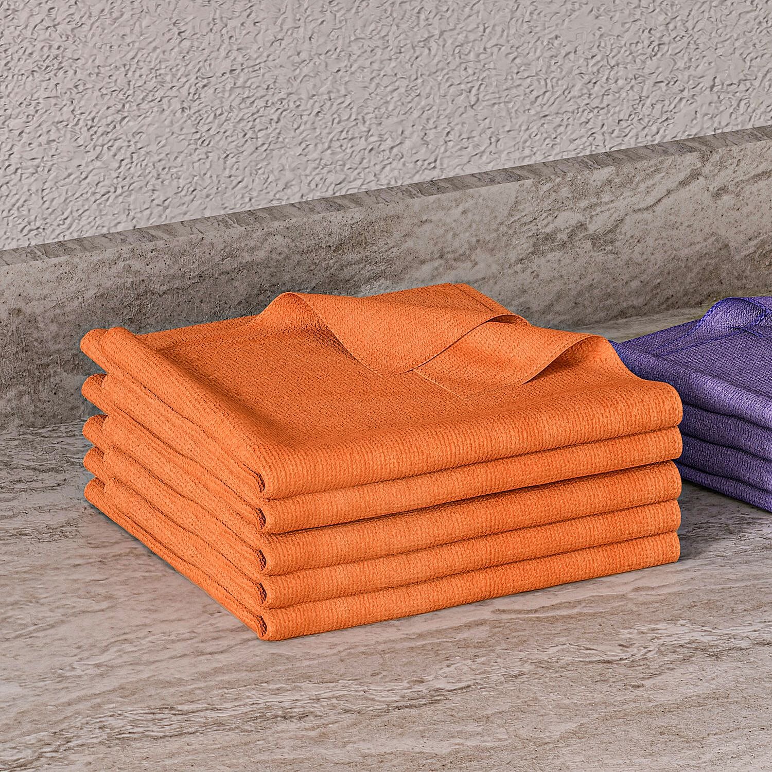 Set of 15 - Easy Care Longlasting Microfibre Kitchen Towels