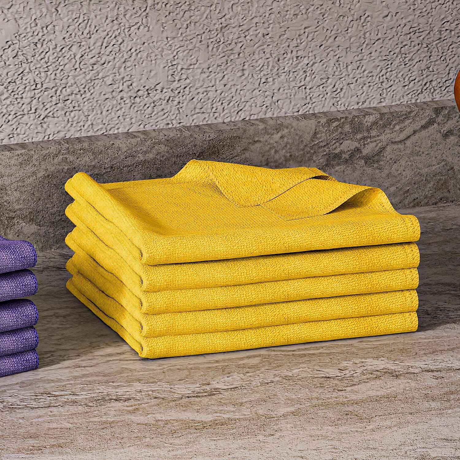 Set of 15 - Easy Care Longlasting Microfibre Kitchen Towels