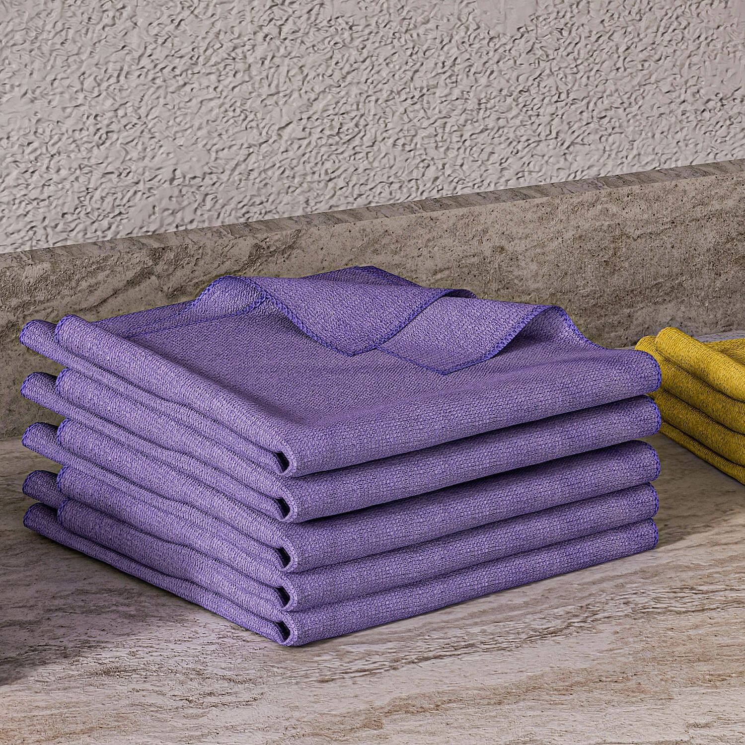 Set of 15 - Easy Care Longlasting Microfibre Kitchen Towels
