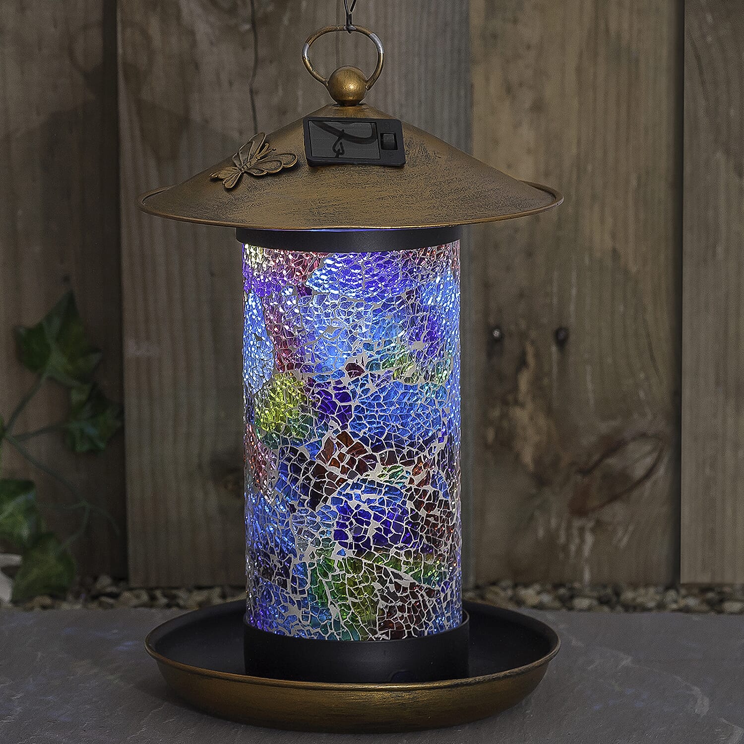Solar Hanging Bird Feeding Station - Multi