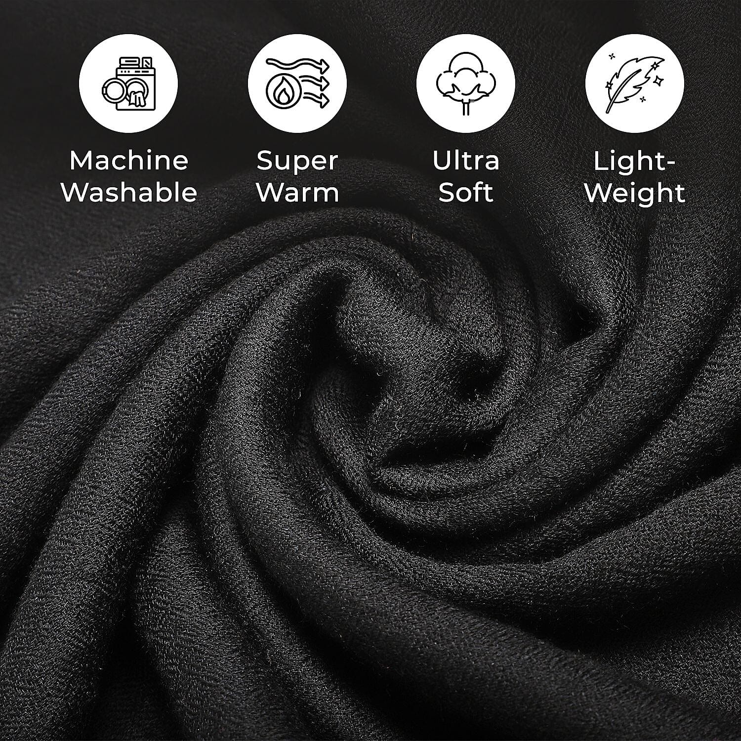 La Marey 100% Cashmere Wool Pashmina Scarf With Gift Box