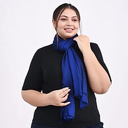 La Marey Cashmere Wool Solid Scarf 