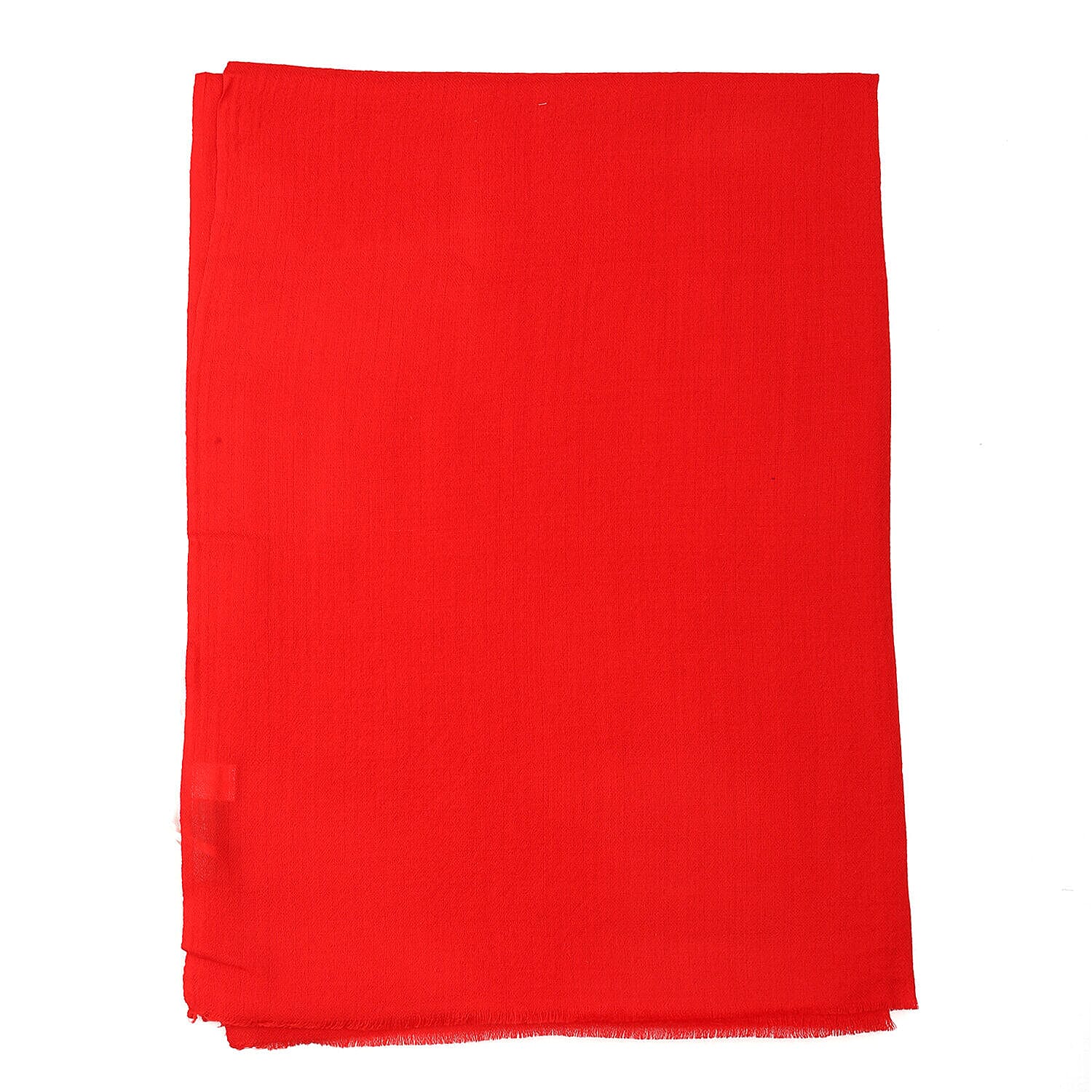 100% Cashmere Wool Shawl (190 X 70 cm) - Red