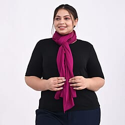 La Marey Cashmere Wool Solid Scarf 