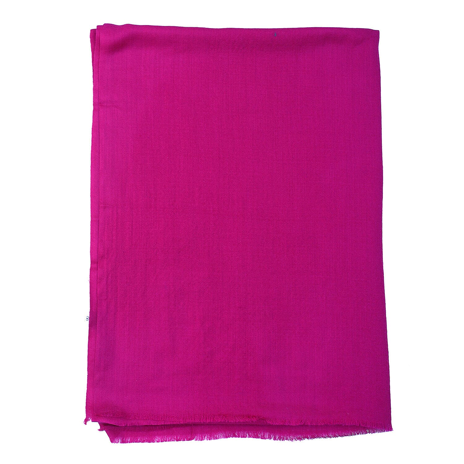 100% Cashmere Wool Shawl (190 X 70 cm) - Fuchsia