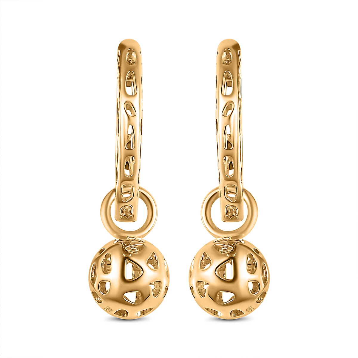 Rachel Galley - Globe collection 18K Vermeil Yellow Gold Sterling Silver Hoop Earrings