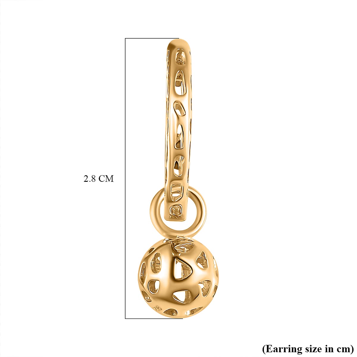 Rachel Galley - Globe collection 18K Vermeil Yellow Gold Sterling Silver Hoop Earrings