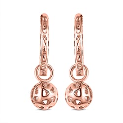 Vermeil RG Sterling Silver Fancy Earring