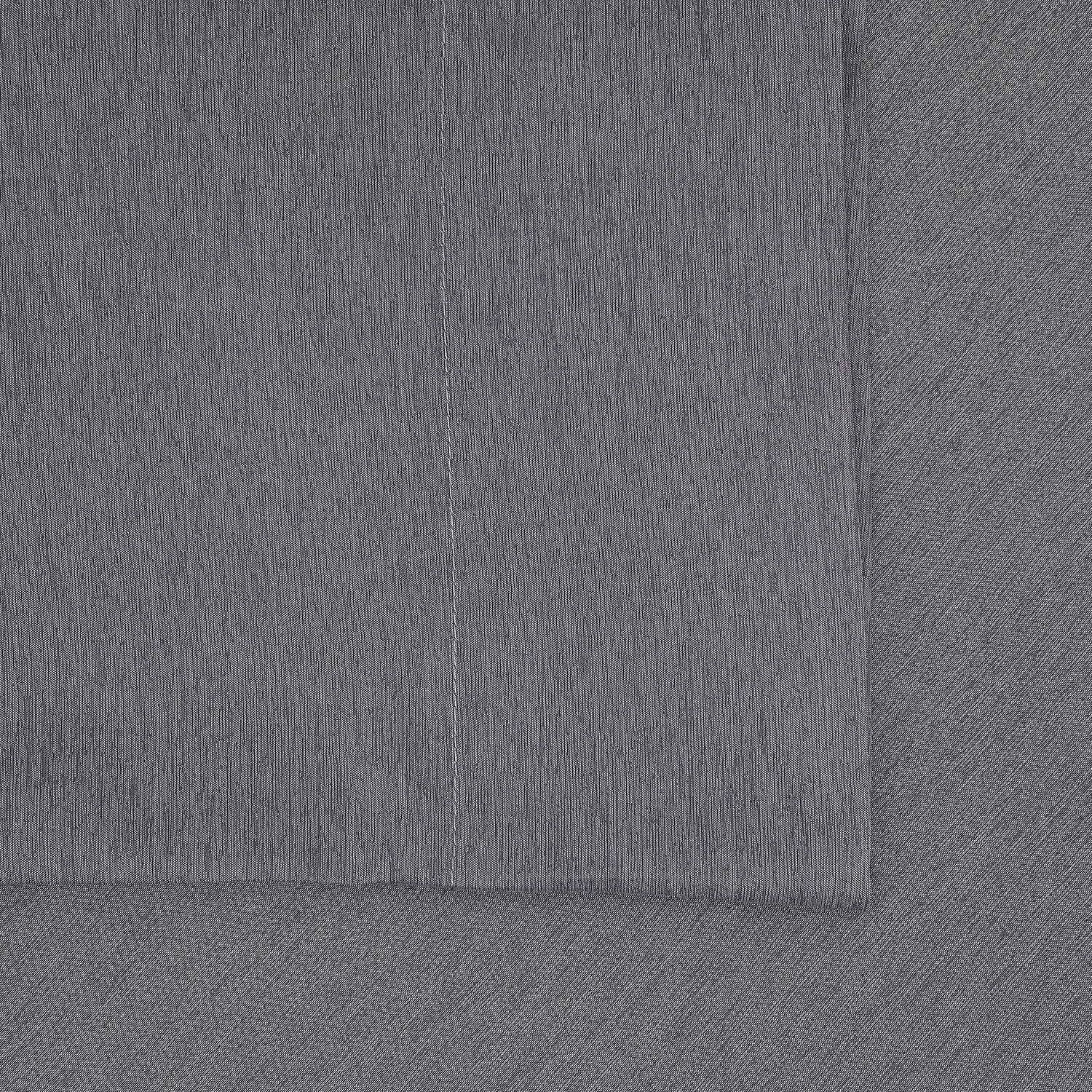 Set of 4 - Bamboo Duver Cover Double (Size 200x200 Cm), Fitted Sheet (Size 190x140 Cm) and 2 Pillowcase (Size 75x50 Cm) - Charcoal