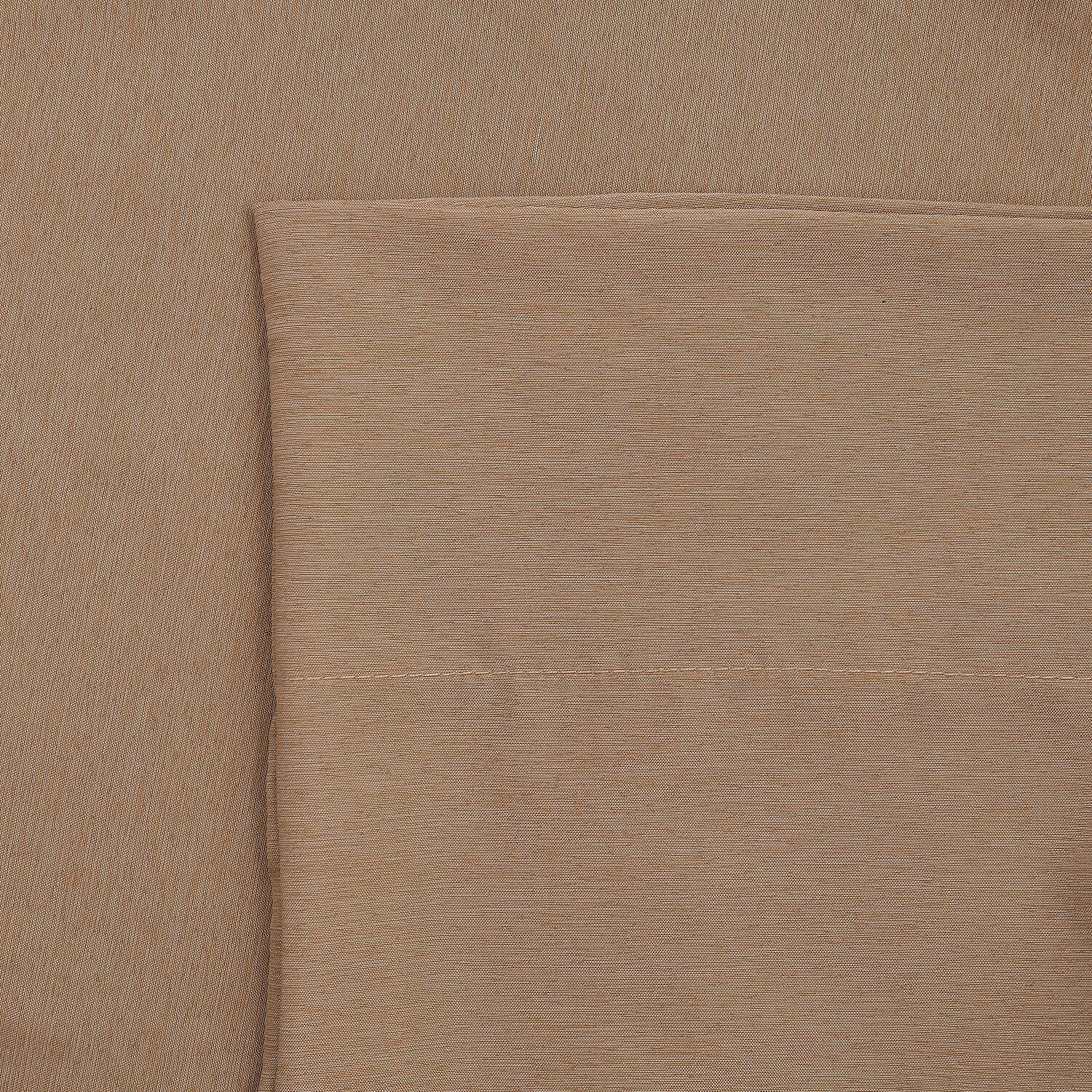 Set of 4 - Bamboo Duver Cover Double (Size 200x200 Cm), Fitted Sheet (Size 190x140 Cm) and 2 Pillowcase (Size 75x50 Cm) - Beige