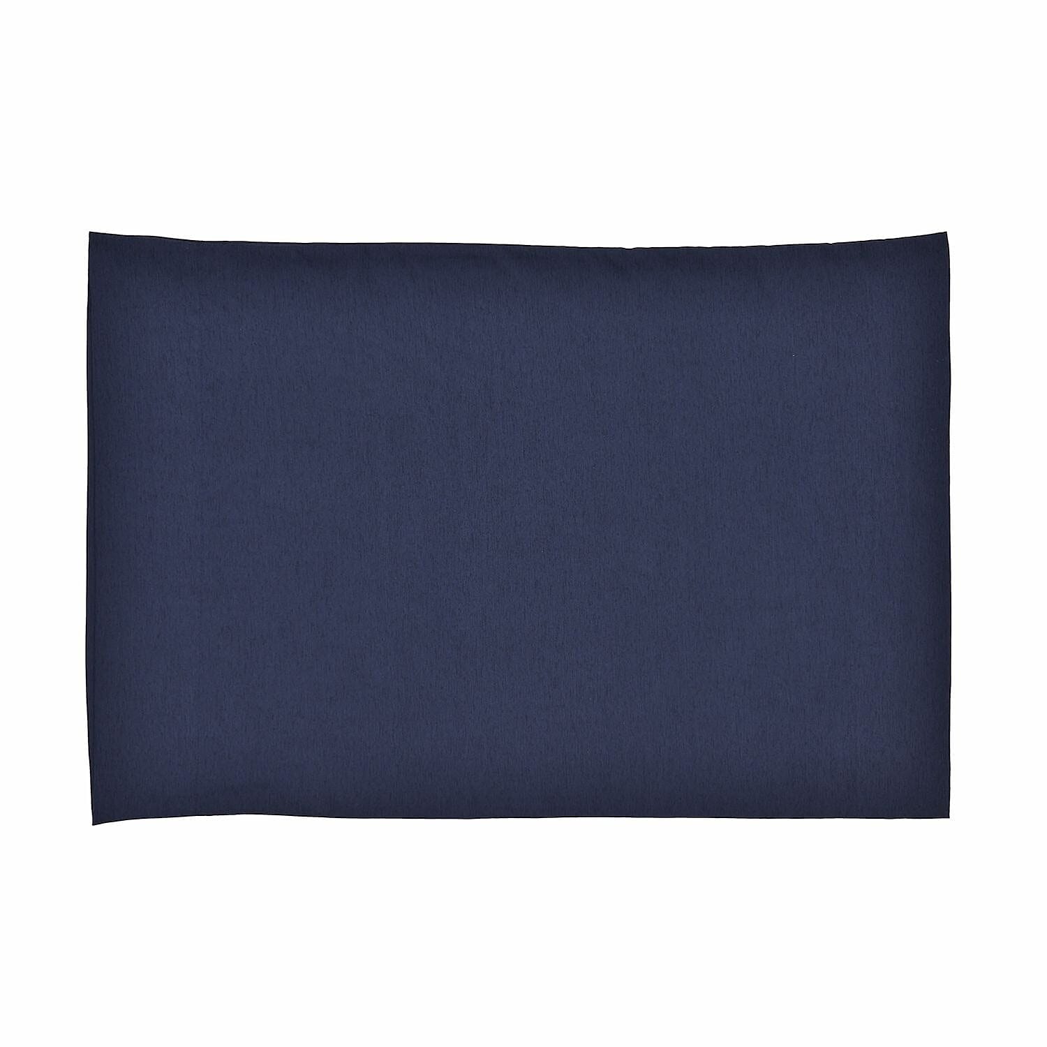 Set of 4 - Bamboo Duver Cover Double (Size 200x200 Cm), Fitted Sheet (Size 190x140 Cm) and 2 Pillowcase (Size 75x50 Cm) - Charcoal