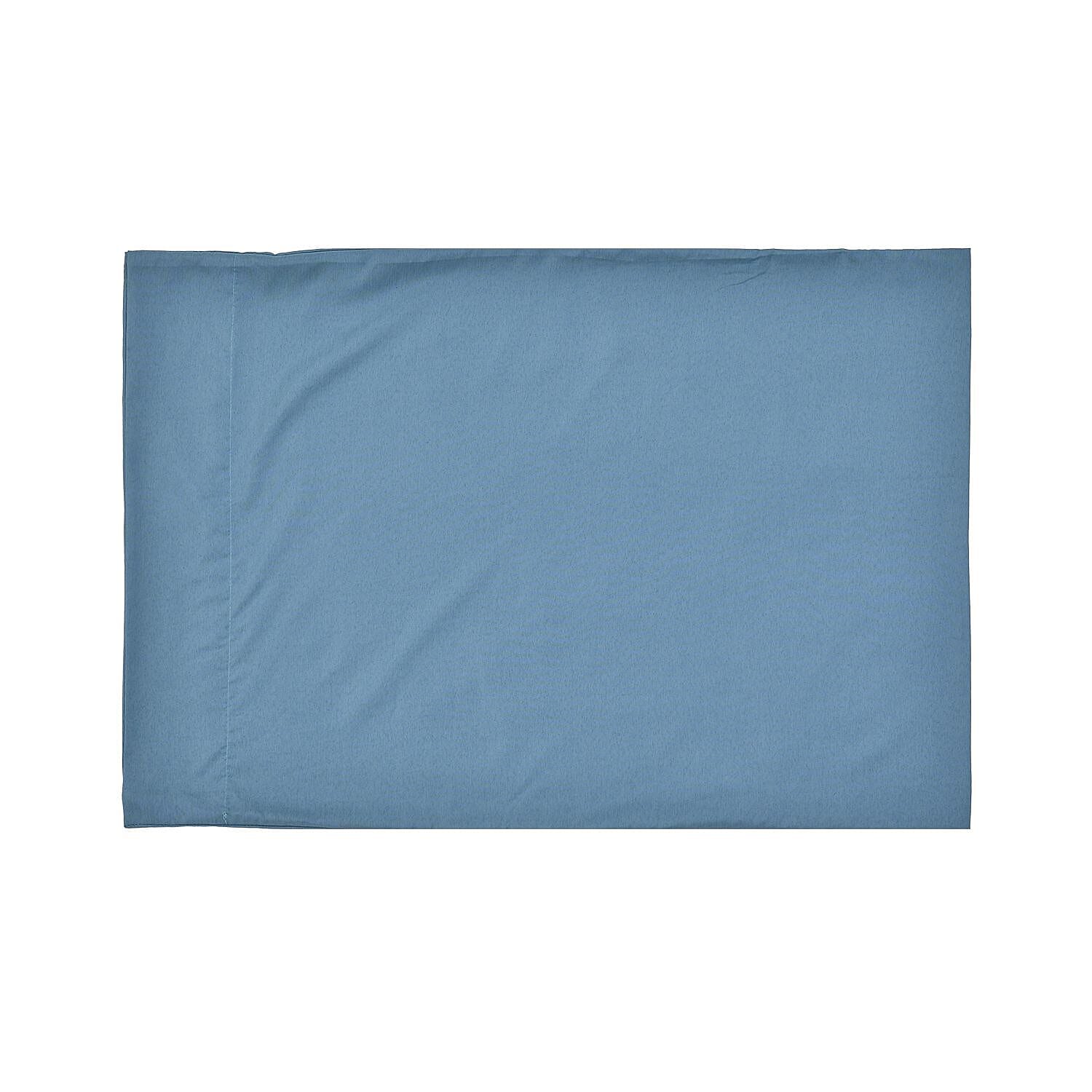 Set of 4 - Bamboo Blend Duver Cover King (Size 225x220 Cm), Fitted Sheet (Size 190x150 Cm) and 2 Pillowcase (Size 75x50 Cm) - Teal