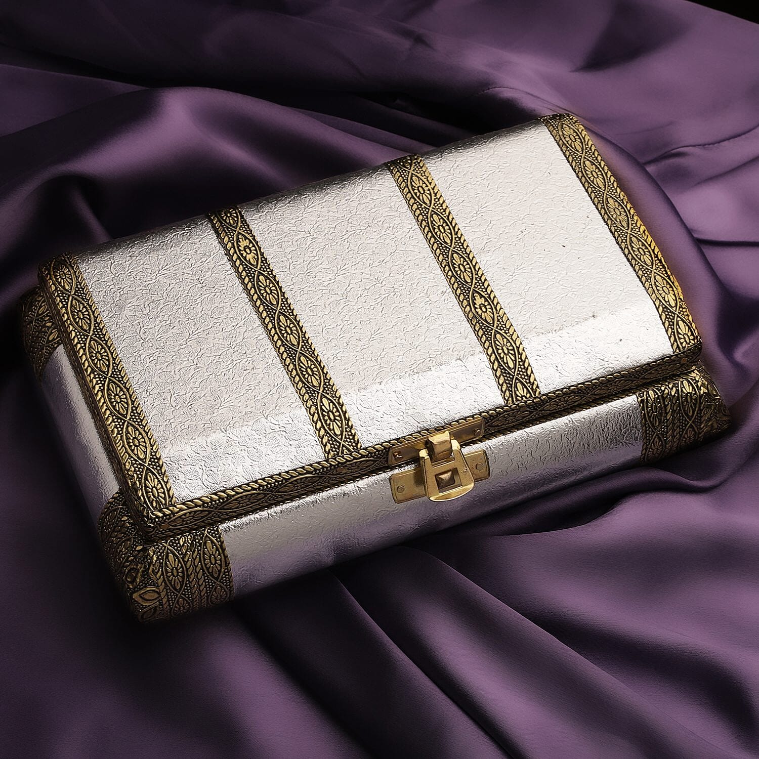 Handcrafted Jewellery Box - Burgundy