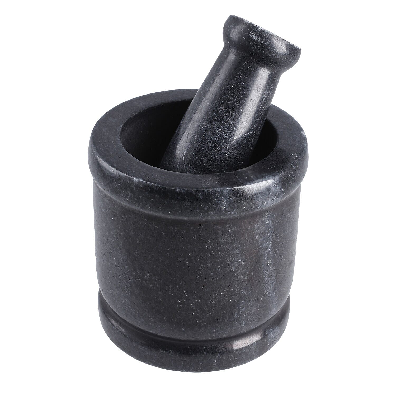 High Quality Granite Herbs and Spice Grinding Mortar and Pestle Set - Black