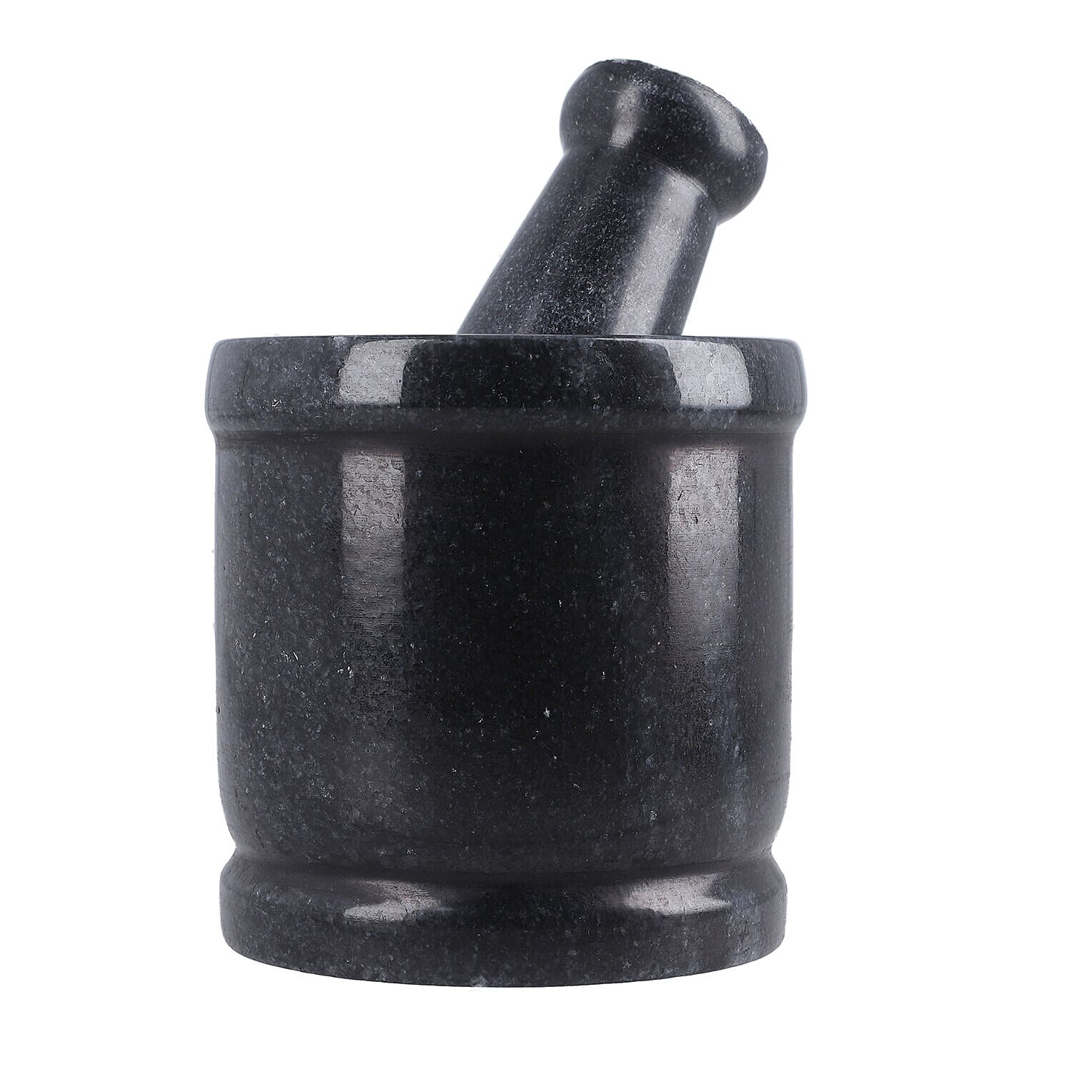 High Quality Granite Herbs and Spice Grinding Mortar and Pestle Set - Black