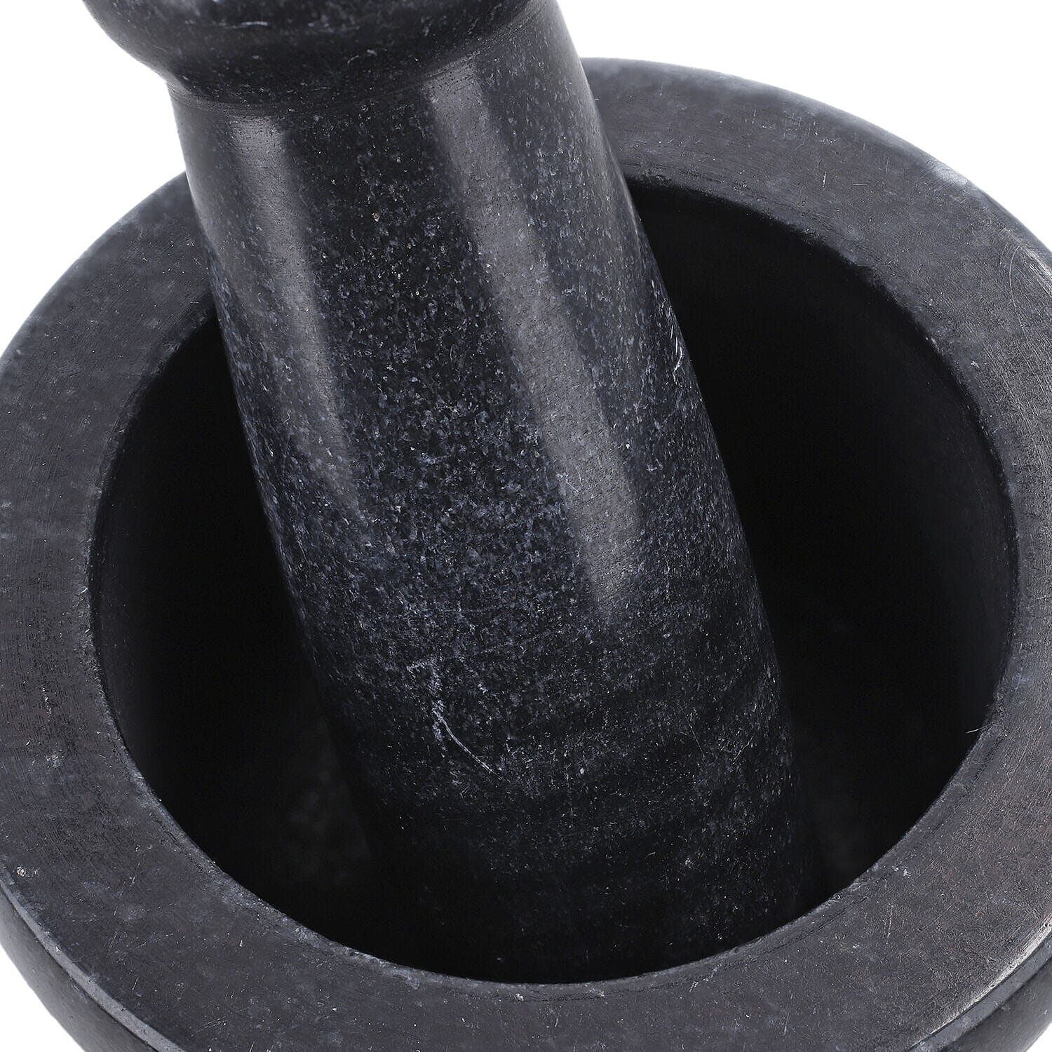High Quality Granite Herbs and Spice Grinding Mortar and Pestle Set - Black