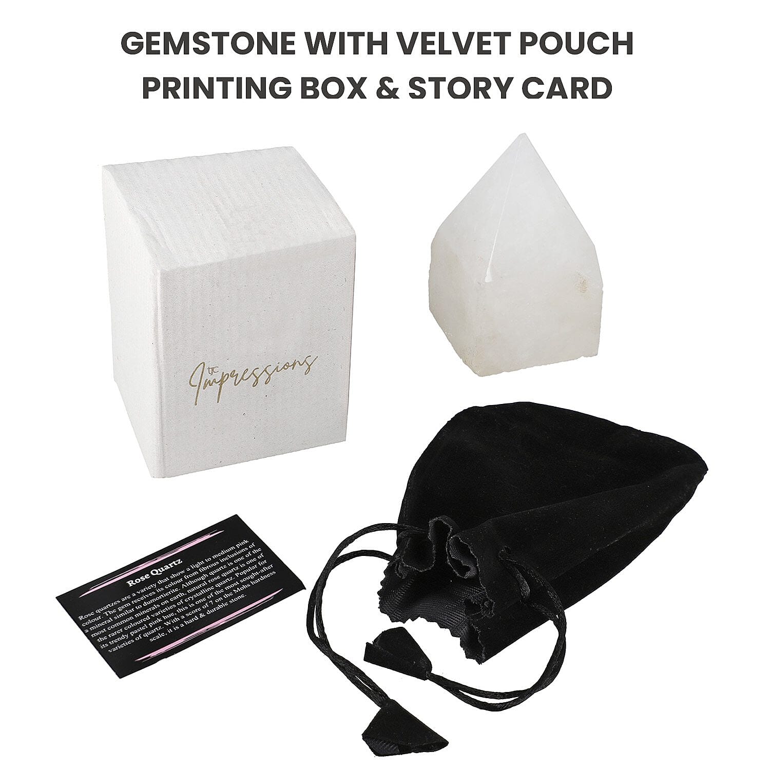 Crystal Heart Empowerment Rose Quartz Gemstone (Size 7x5 cm)