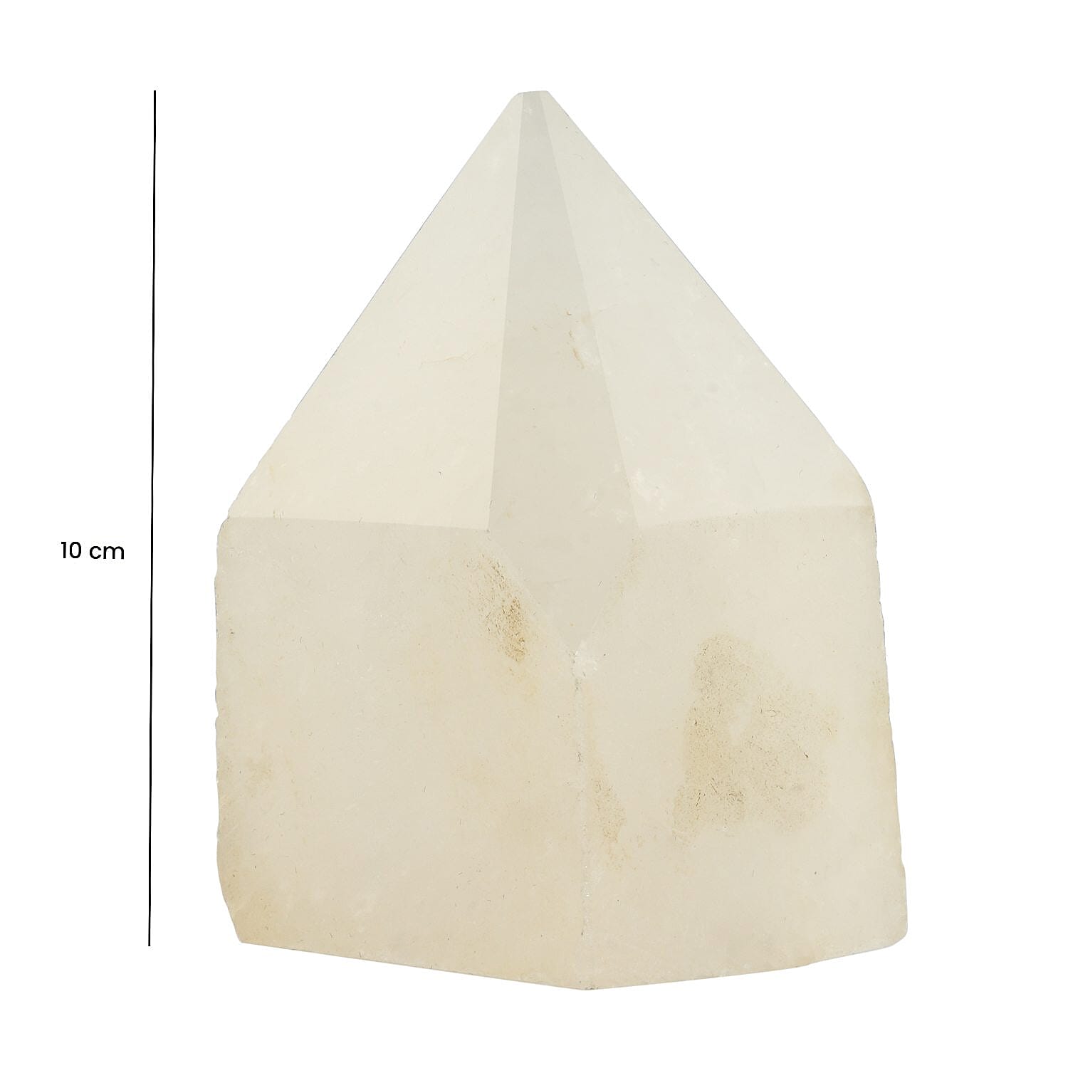 Crystal Heart Empowerment Rose Quartz Gemstone (Size 7x5 cm)