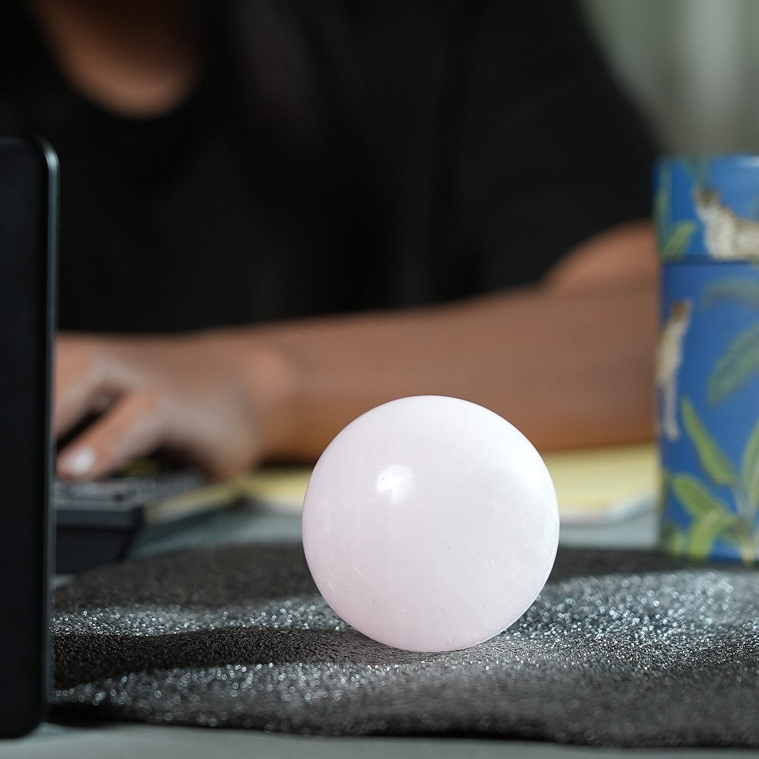 Tucson Find - Rose quartz Gemstone Sphere 1500.00 Ct