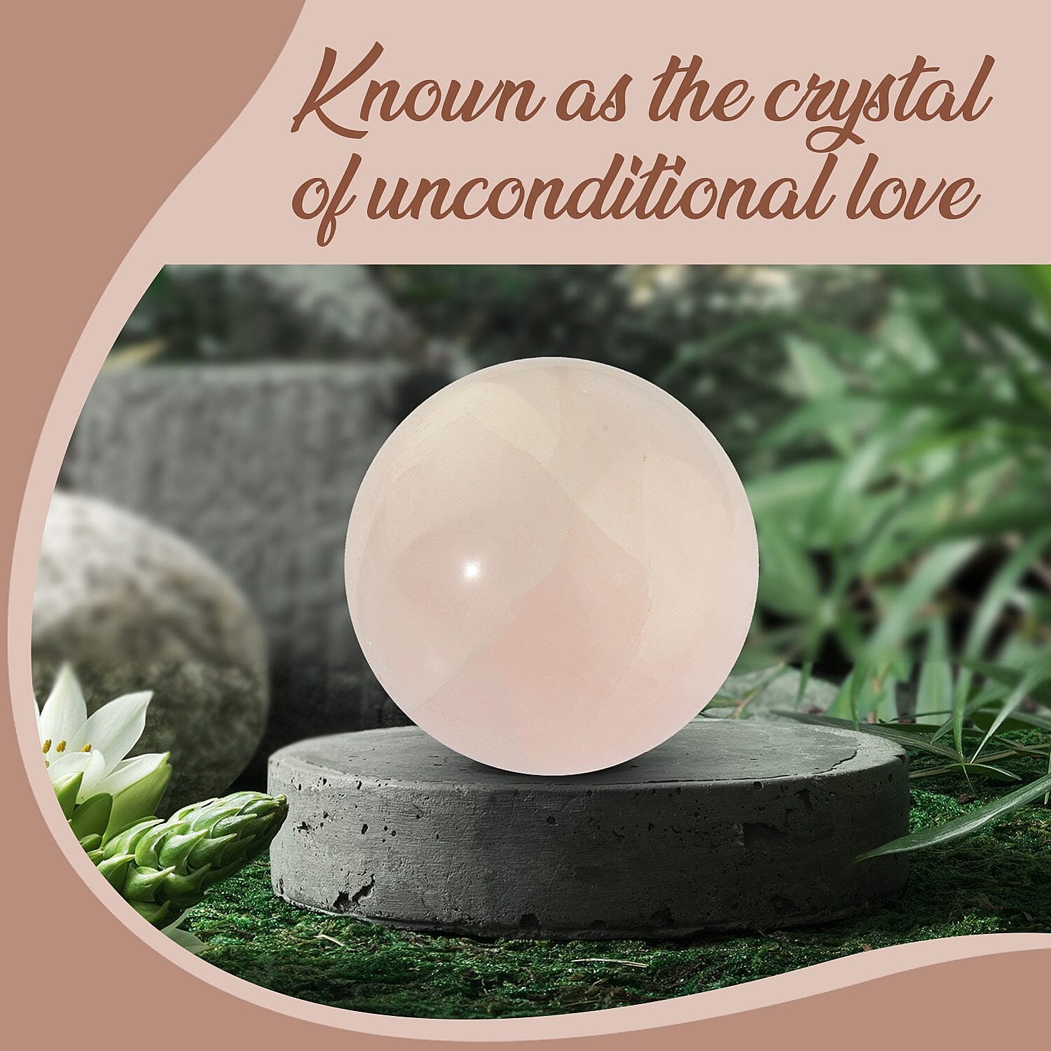 Tucson Find - Rose quartz Gemstone Sphere 1500.00 Ct