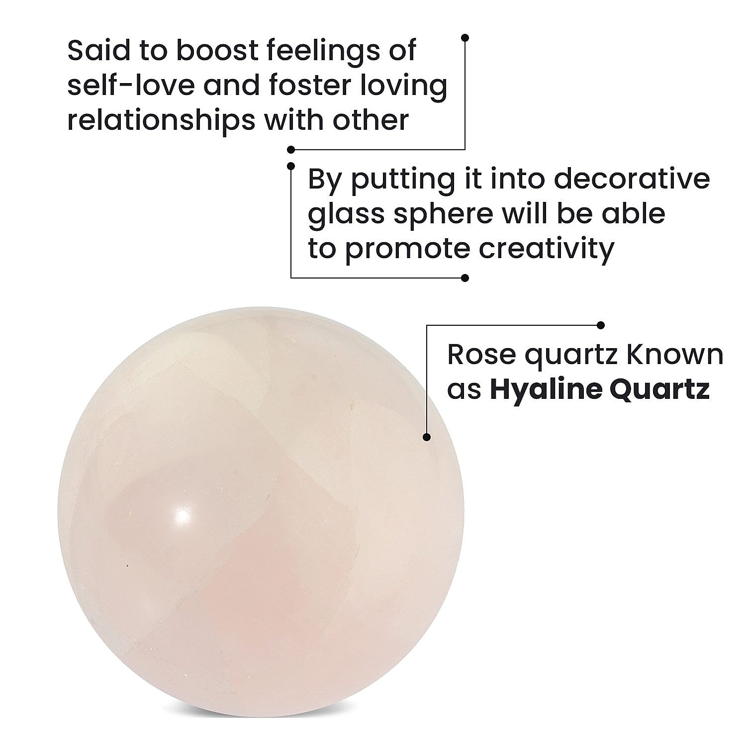 Tucson Find - Rose quartz Gemstone Sphere 1500.00 Ct