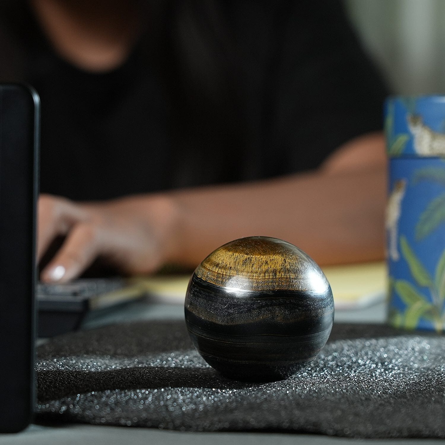 Tucson Find - Tiger Eye Gemstone Sphere 1700.00 Ct