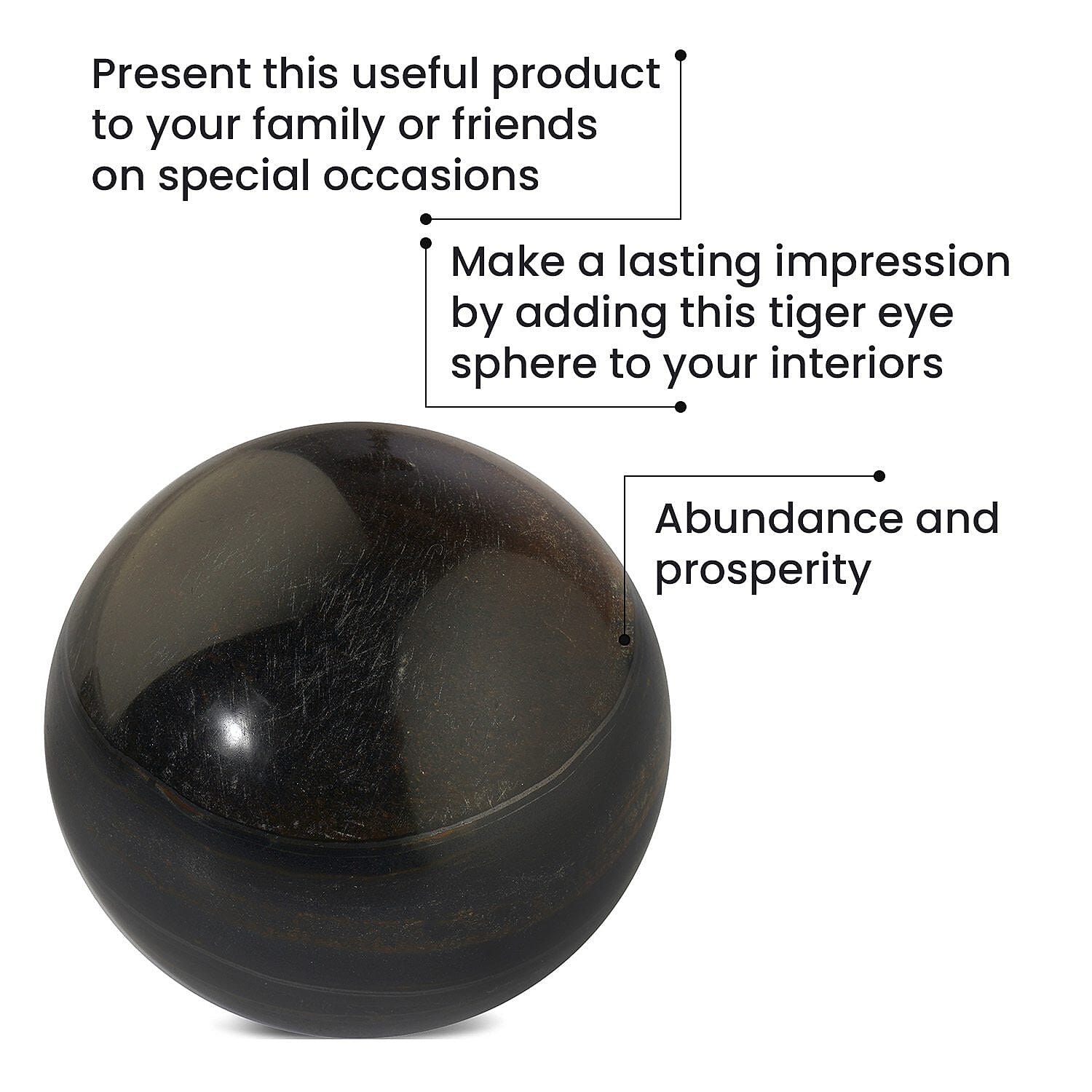 Tucson Find - Tiger Eye Gemstone Sphere 1700.00 Ct