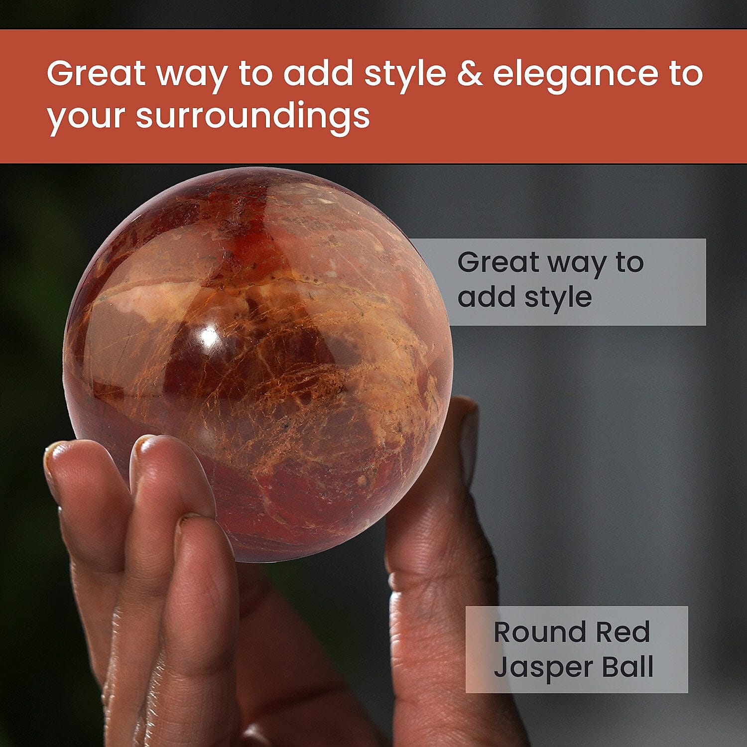 Tucson Find - Red Jasper Gemstone Sphere 1500.00 Ct