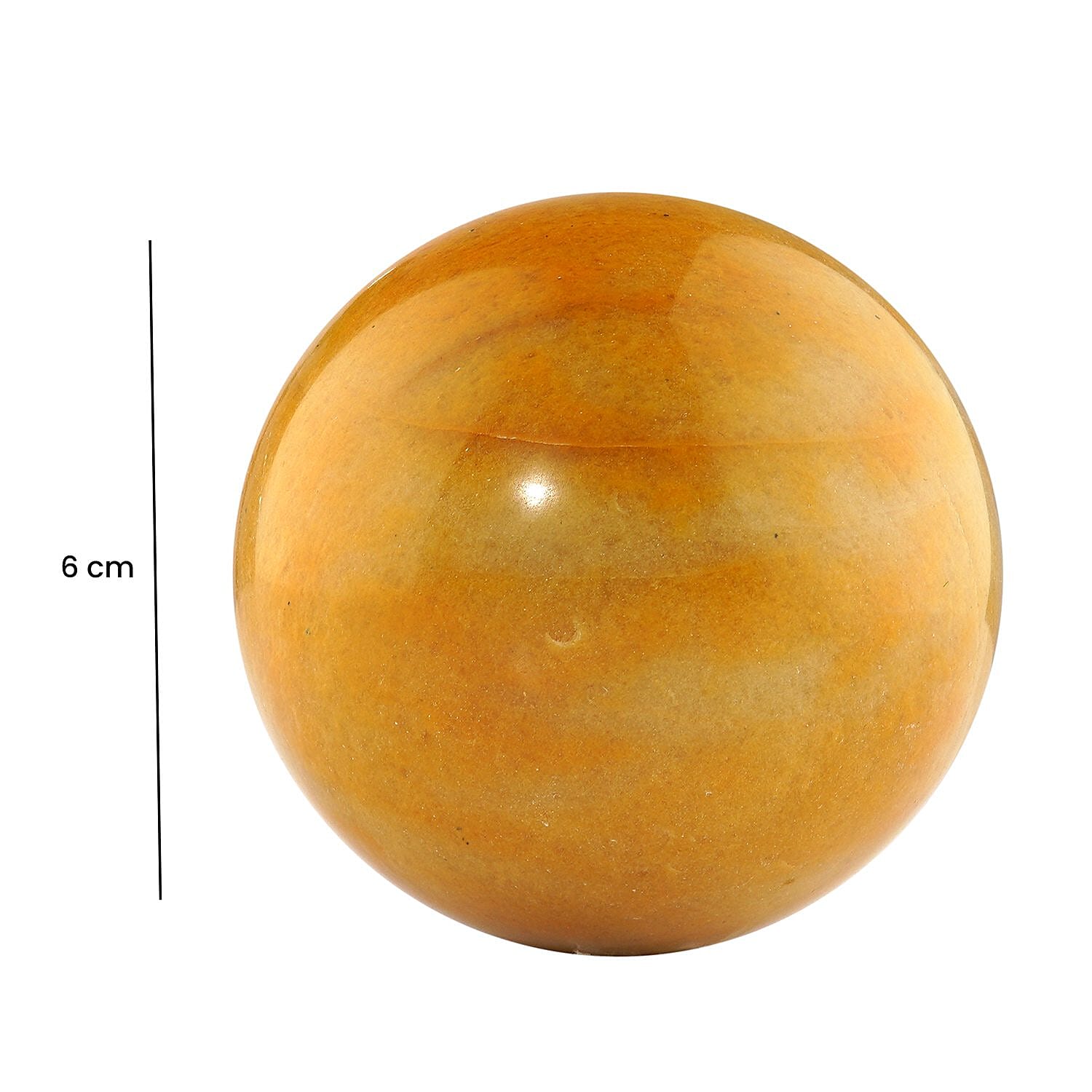 Tuscon Find - Yellow Aventurine Gemstone Sphere 1500 Ct