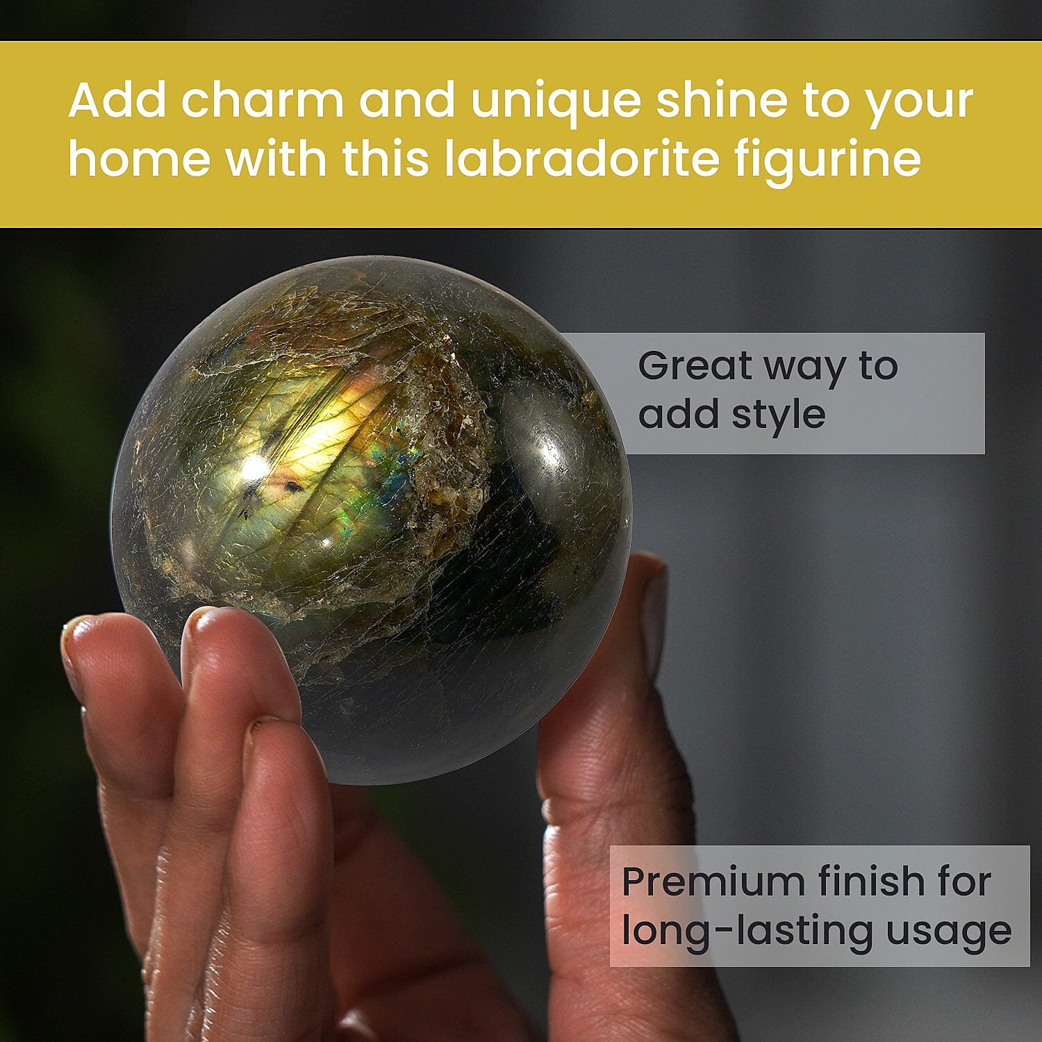 Gem Decor - Labrarodite Ball 1573.50 Ct Gem Decor - Labrarodite Ball 1573.50 Ct