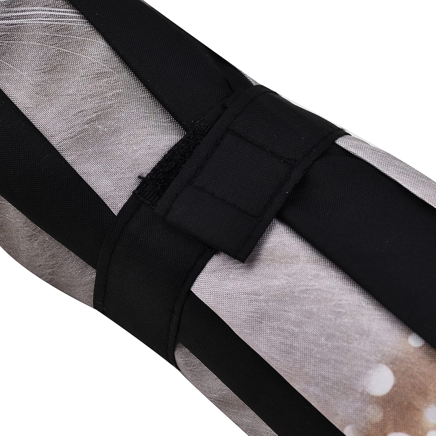 Thomas Calvi Persian Cat Print 8 Panel Folding Umbrella (Size 98(Dia)x56Cm) (Size 55 Cm) - Black