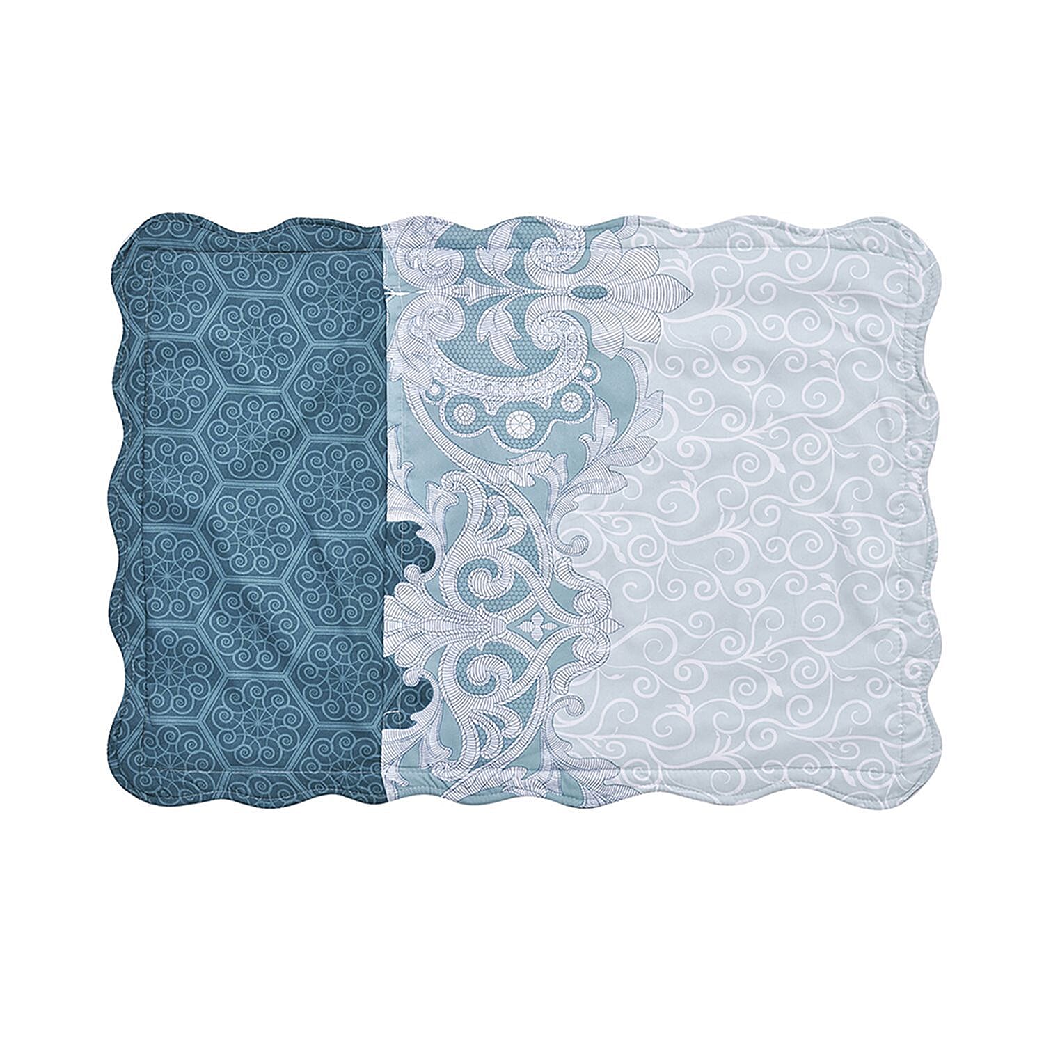 Set of 3 - Patchwork Pattern Quilt and 2 pillowcases