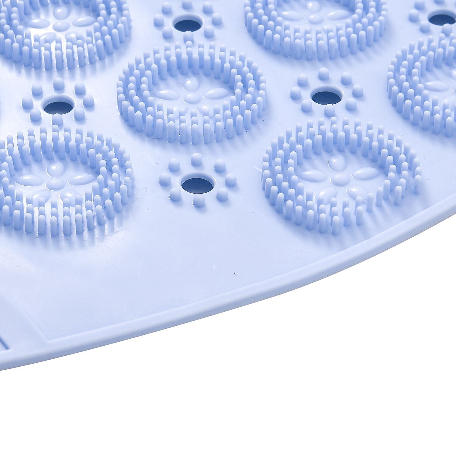 Homesmart Reflexology Shower Mat (Size 55 Cm) - Light Blue